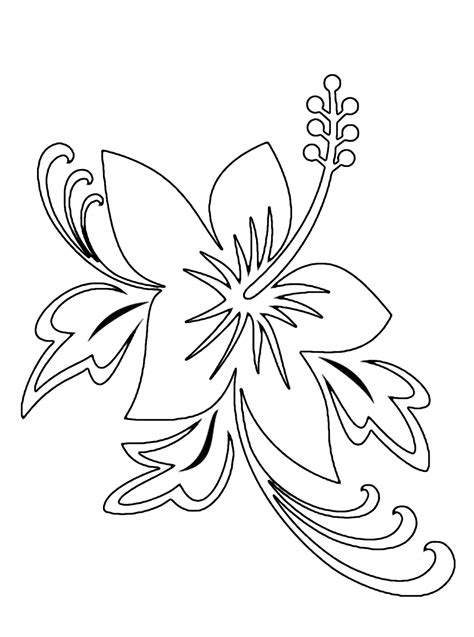 exotic flower coloring pages  getcoloringscom  printable colorings pages  print  color