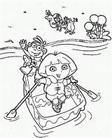 River Coloring Pages Nile Sheet Getcolorings Getdrawings Dora sketch template