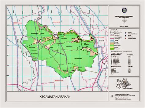 peta kecamatan  kabupaten indramayu arjuna pogal