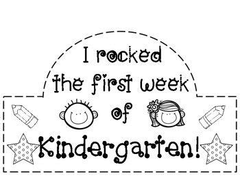 week  school hats kindergarten  day  week