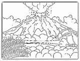 Volcano Coloring Pages Printable Kids Cartoon Colouring Drawing Related Sheet Adult Item Getdrawings Coloringhome Popular Comments Ant Llc sketch template