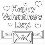 Coloring Pages Valentines Printable Happy Kids sketch template
