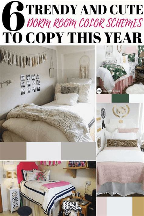 dorm room color schemes 6 most popular color schemes of the year by