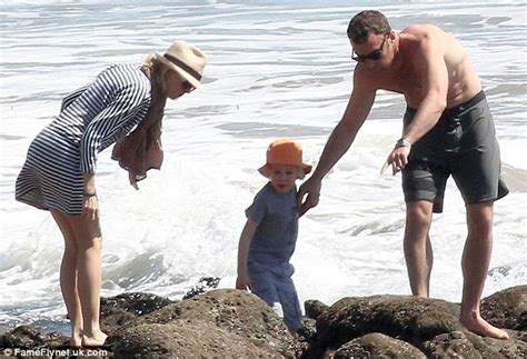 naomi watts and husband liev schreiber enjoy day at beach with two sons