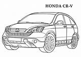 Honda Coloring Pages Colouring Cars Rover Car Color Kids Printable Print Crv Boys Land Odyssey Cr раскраски перейти sketch template