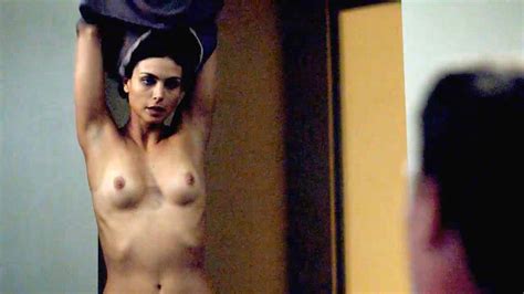 morena baccarin nude tits and making out in homeland
