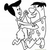 Fred Flintstone Coloring Wilma Pages Coloringpages101 sketch template
