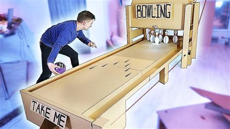 homemade bowling from cardboard youtube
