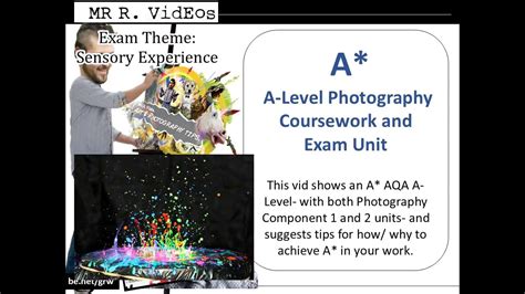 level photography coursework  exam unit youtube
