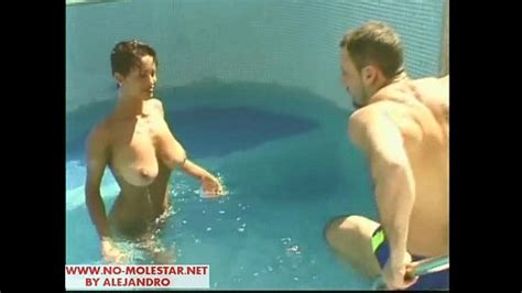 hot busty brazilian chick fucked on swimming pool