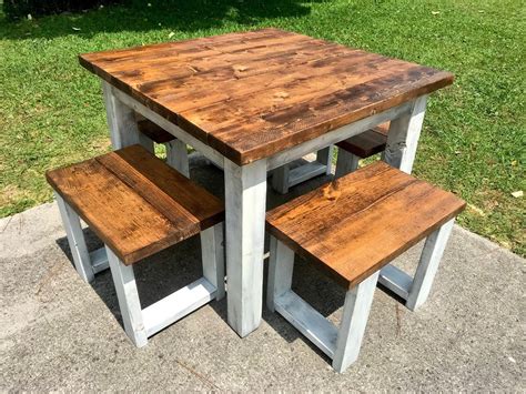 small farmhouse kitchen table  bench bmp mayonegg