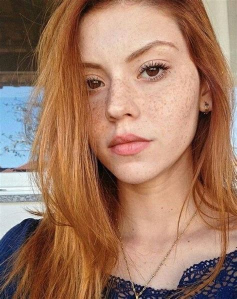 the subtlety of her freckles how to color eyebrows red hair woman red hair