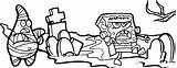 Bob Esponja Halloween Colorear Para Coloring Pages Spongebob Patricio Patrick Frankenstein Cementerio Sponge Es Los Original Momia Dos Una sketch template