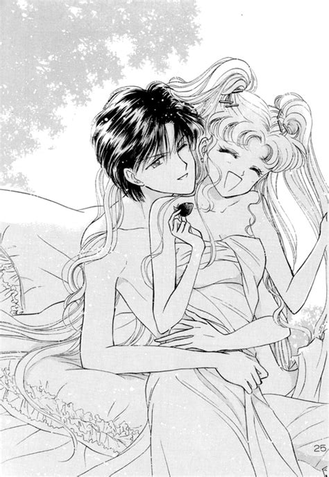 Bed Sailor Moon Usagi And Mamoru Anime Wallpapers