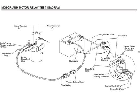 western plow relay wiring diagram