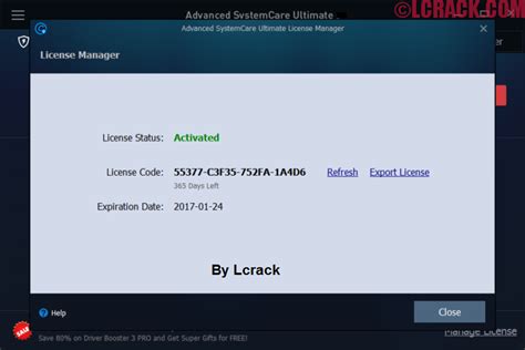 advanced systemcare ultimate activation code therapysno