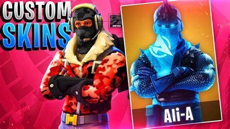 New Free Custom Skins In Fortnite Make Your Own Skins