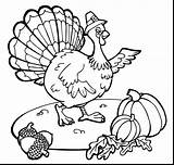 Thanksgiving Turkey Coloring Pages Printable Drawing Getdrawings sketch template