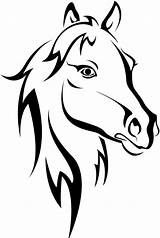 Horse Head Coloring Pages Drawings Clipartbest Jos Gandos Kids Clipart Drawing Color Horses Tribal sketch template