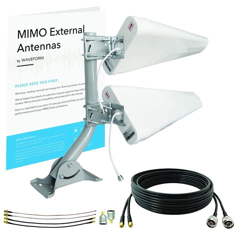 buy  mimo log periodic outdoor antenna kit   mobile att verizon  lte