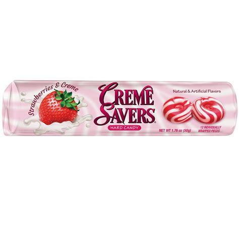 buy creme savers strawberries  creme hard candy  taste  fresh