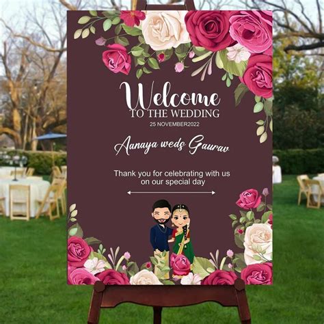 wedding  board customized wedding sign board homafy