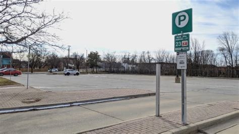 city hoping   parking lot   turned  walkable development cbc news
