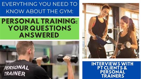 gym personal training questions answered youtube