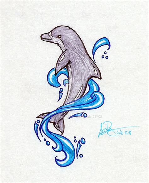 mom s dolphin tattoo by runeelf on deviantart