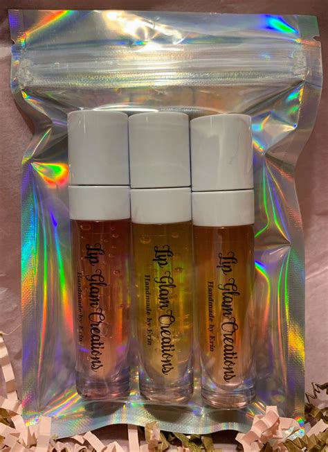 lip oil beauty bundle enjoy  trio  popular lip oils  etsy