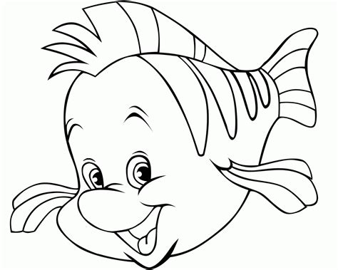 mermaid coloring pages flounder disney rajzok szinezolapok