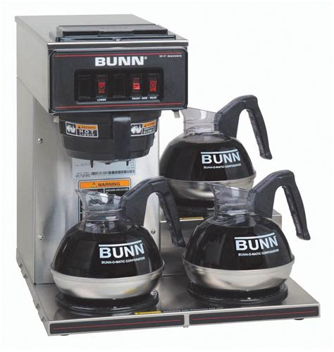 BUNN VP17-3 SS Pourover Commercial Coffee Brewer with