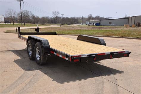 lowboy flatbed trailer equipment