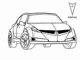 Pontiac Coloring Pages Cars Colorkid sketch template
