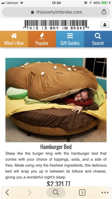 hamburger bed hamburger bed hamburger popular gift