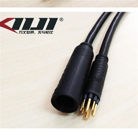 motor cable   pin waterproof connector male  female  motor