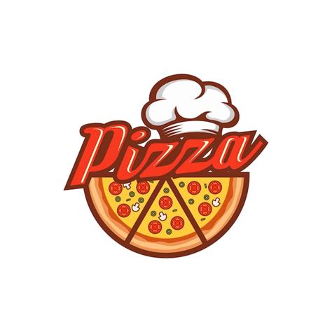 premium vector pizza logo design template