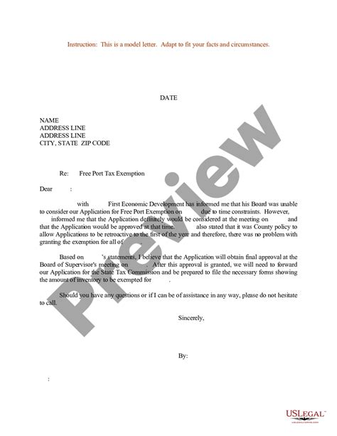 chicago illinois sample letter   port tax exemption