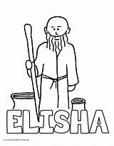 Coloring Pages Elisha Prophet Colouring Popular Library sketch template