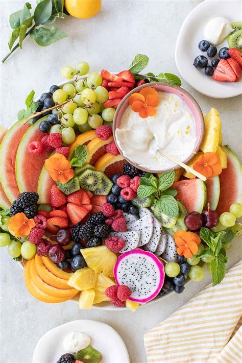beautiful fruit platter