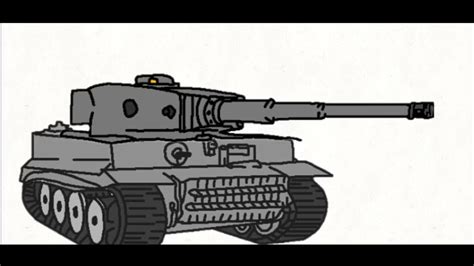 Tiger H1 Vs M4 Sherman Flipaclip Youtube