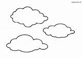Wolken Nubes Wolke Ausmalbild Sonne Ausmalbilder Malvorlage sketch template