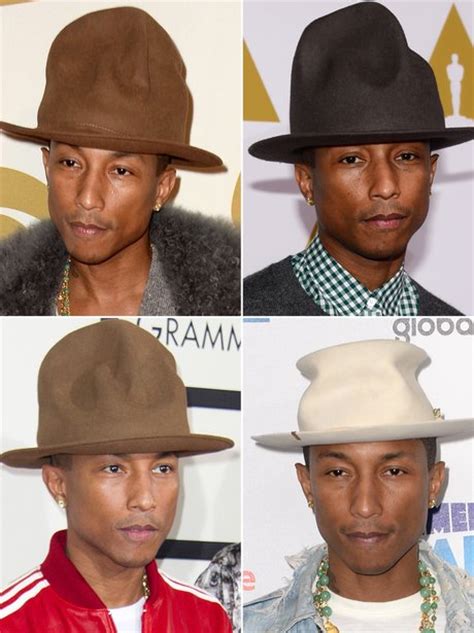 pharrell williams hats celebrity signature styles 17