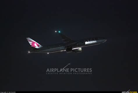 A7 Bfh Qatar Airways Cargo Boeing 777f At Tokyo Narita Intl Photo
