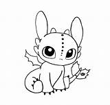 Toothless Dragon Coloring Baby Pages Cute Drawing Easy Drawings Disney Chibi Sketch Choose Board Cut sketch template