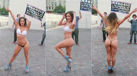 El Topless De Mariana Diarco En La 9 De Julio Para Estar
