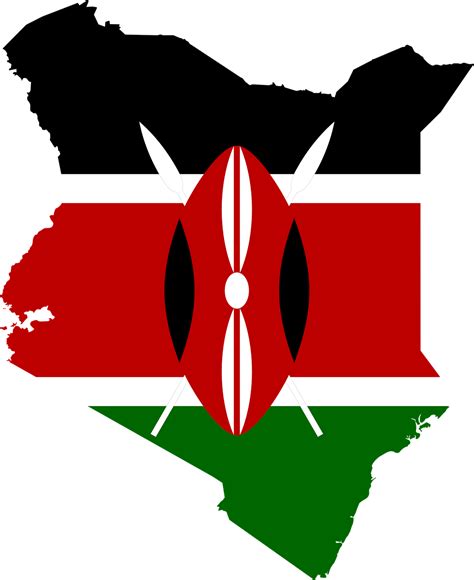 kenya flag map royalty  vector graphic pixabay