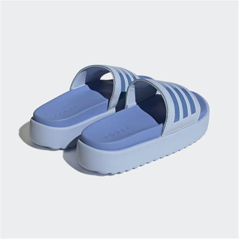 adidas adilette platform  blue adidas lk