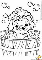 Puppy Coloring Pages Cute Puppies Printable Print Easy Dog Color Alaskan Dogs Malamute Spring Getcolorings Labrador Animal Clipart Imagination Adults sketch template