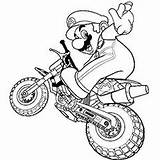 Mario Coloring Pages Super Kart Nabbit Printable Color Bike Print Cartoon Bros Characters Momjunction Riding Colouring Gangsta Gangster Sheets Kids sketch template